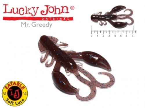 Силікон Lucky John Rock Craw 2,8" S19 6шт